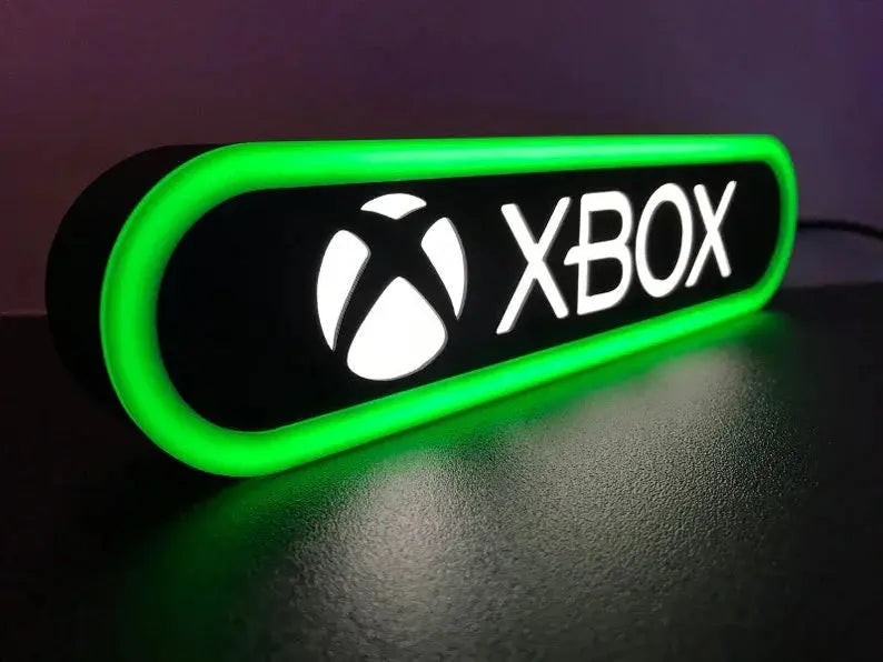Xbox 3d Printed Led Sign FYLZGO Signs