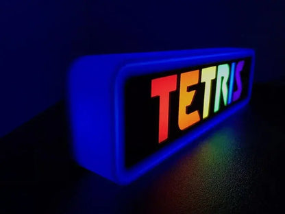 Tetris 3d Printed Led Sign FYLZGO Signs
