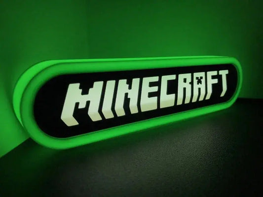 Minecraft 3d Printed Led Sign FYLZGO Signs