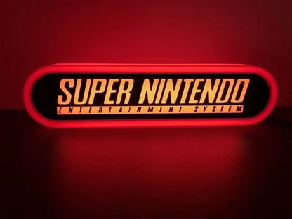 Super Nintendo 3d Printed Led Sign FYLZGO Signs