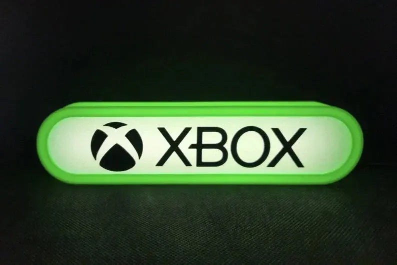 Xbox 3d Printed Led Sign FYLZGO Signs