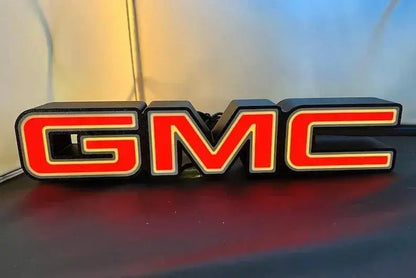 GMC Car Logo Car LED LightBox Sign / Lamp FYLZGO Signs