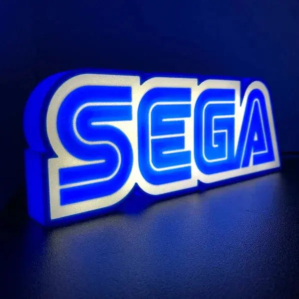 Sega 3d Printed Led Sign FYLZGO Signs