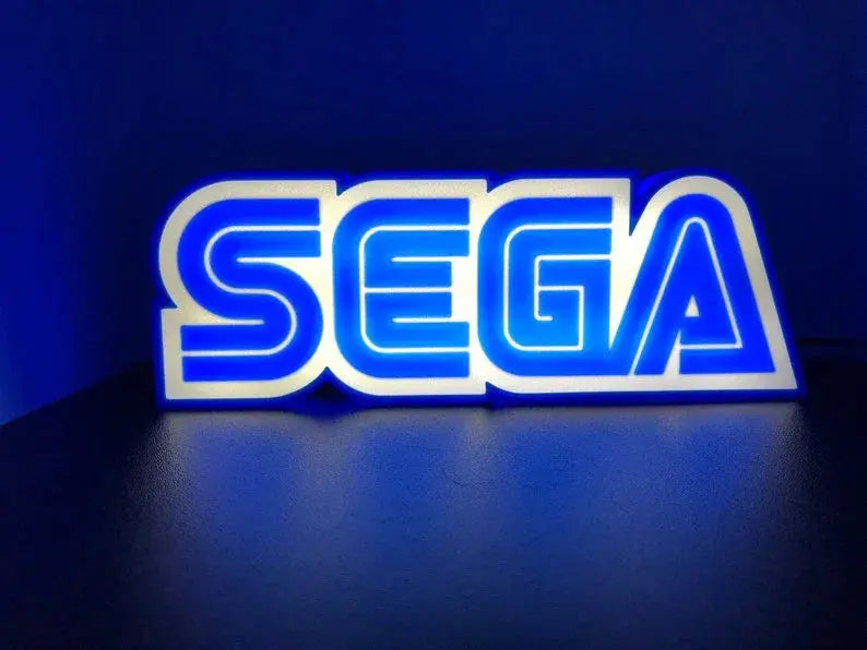 Sega 3d Printed Led Sign FYLZGO Signs