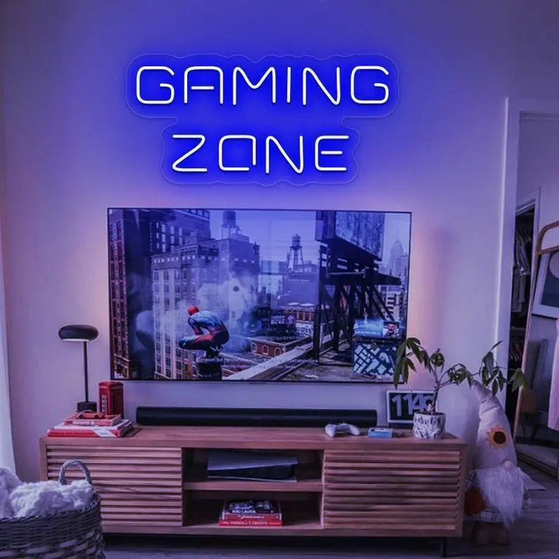 Game zone neon sign,Game zone led sign,Game zone wall decor,Game room neon sign,Video game neon sign,Gamer room neon sign,Game room led sign FYLZGO Signs
