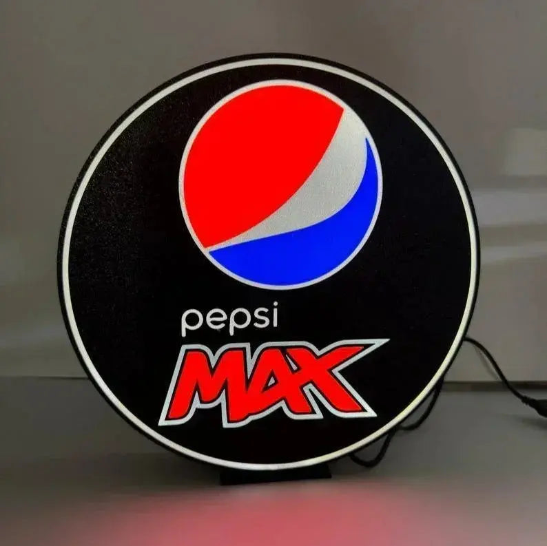 Pepsi max retro logo led light box FYLZGO Signs