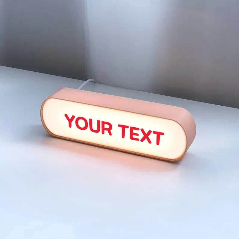 Personalized light box, custom light box, Custom text led sign, Personalized gifts FYLZGO Signs