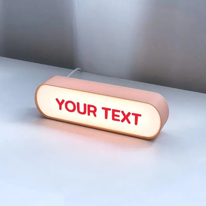 Personalized light box, custom light box, Custom text led sign, Personalized gifts FYLZGO Signs
