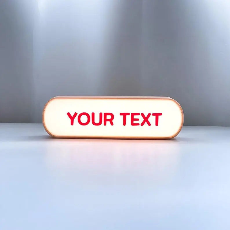 Personalized light box, custom light box, Custom text led sign, Personalized gifts FYLZGO Signs