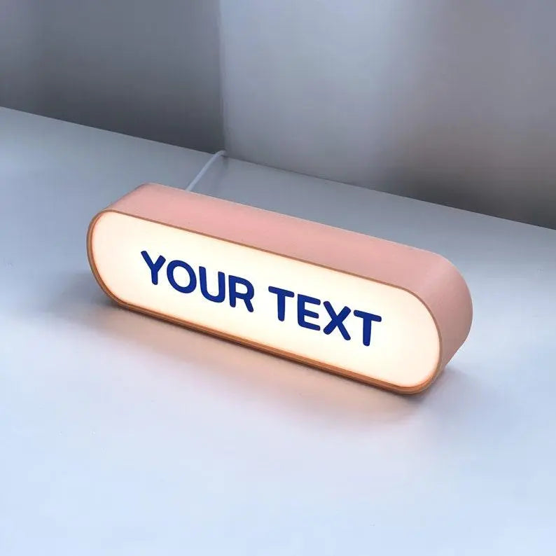 Personalized light box, custom light box, Custom text led sign, Personalized gifts FYLZGO Signs