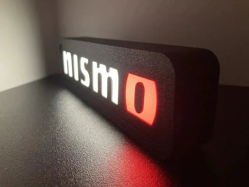 Nismo 3d Printed Led Sign FYLZGO Signs