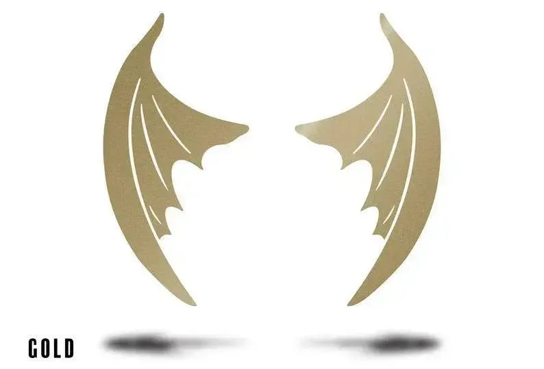 Fantasy Bat Wings Metal Wall Decor | Demon Wings Wall Hanging | Halloween Decor | The Bat Boys Wall Art | Bookish Home Decor FYLZGO Signs