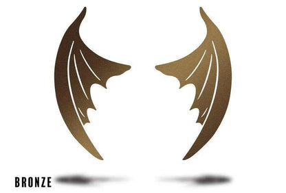 Fantasy Bat Wings Metal Wall Decor | Demon Wings Wall Hanging | Halloween Decor | The Bat Boys Wall Art | Bookish Home Decor FYLZGO Signs