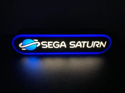 Sega Saturn 3d Printed Led Sign FYLZGO Signs