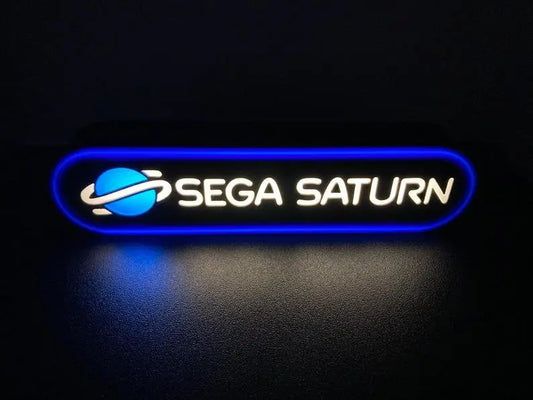 Sega Saturn 3d Printed Led Sign FYLZGO Signs