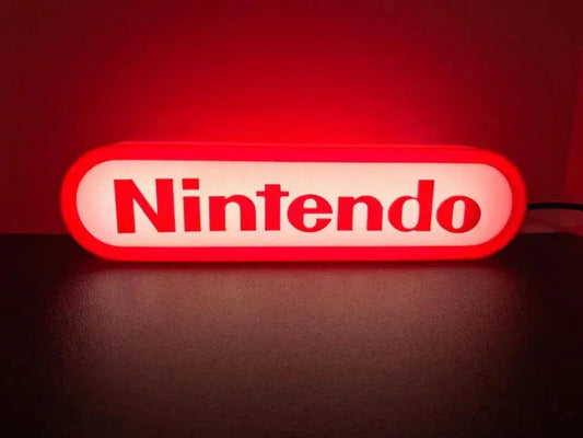 Nintendo 3d Printed Led Sign FYLZGO Signs