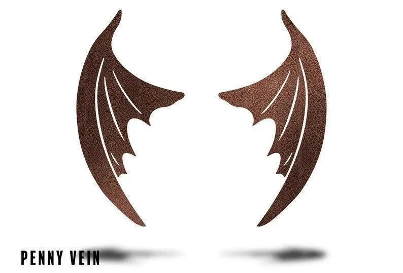 Fantasy Bat Wings Metal Wall Decor | Demon Wings Wall Hanging | Halloween Decor | The Bat Boys Wall Art | Bookish Home Decor FYLZGO Signs