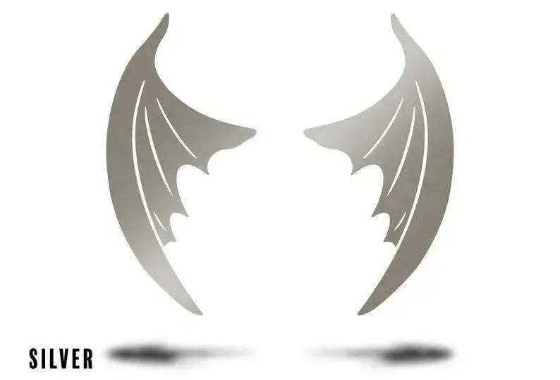 Fantasy Bat Wings Metal Wall Decor | Demon Wings Wall Hanging | Halloween Decor | The Bat Boys Wall Art | Bookish Home Decor FYLZGO Signs
