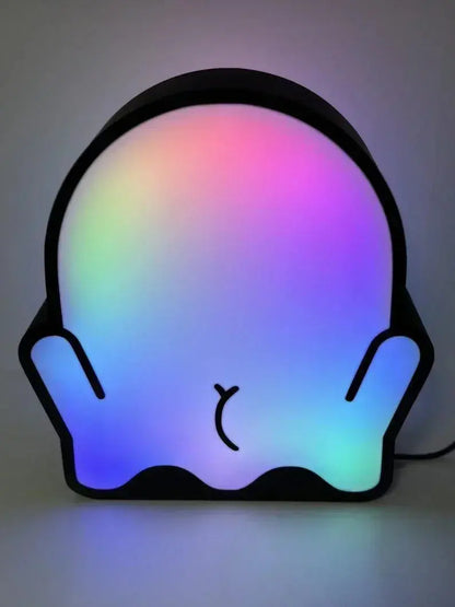 Halloween Ghost Light Decoration | Double Sided 3D Printed Ghost LED Light | Halloween Decor | Funny Halloween Decoration FYLZGO Signs