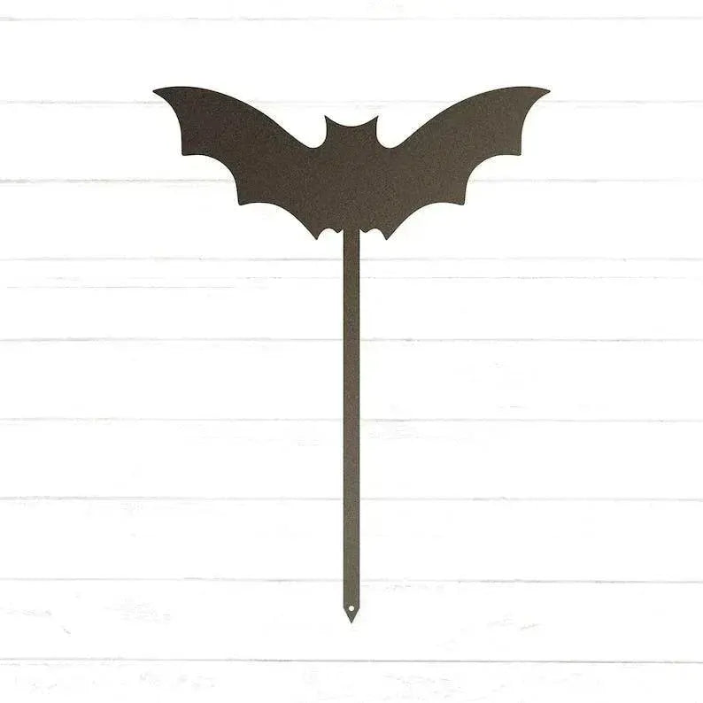 Bat Yard Stake | Halloween Decor | Spooky Yard Art | Outdoor Halloween Decor | Bat Decor | Halloween Bat | Cute Bat FYLZGO Signs