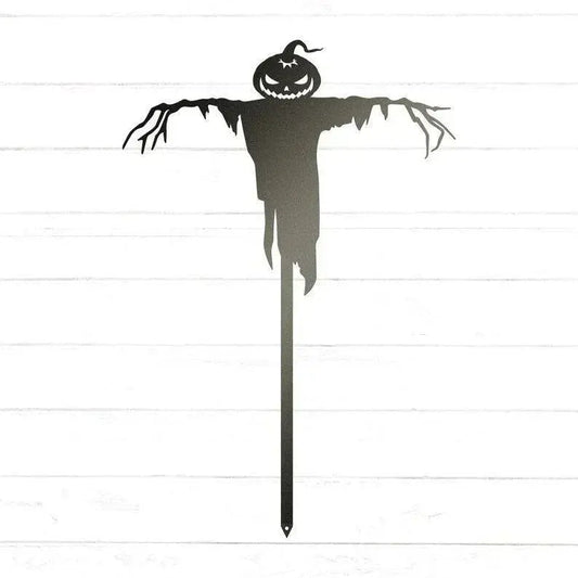 Scarecrow Yard Stake | Halloween Decor | Spooky Yard Art | Outdoor Halloween Decor | Scarecrow Decor | Fall Scarecrow FYLZGO Signs