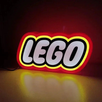 LEGO 3D LED LIGHT SIGN, funny gadgets, lamp, game room decoration light sign FYLZGO Signs