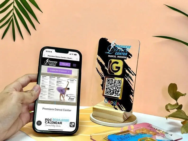 Custom QR Code Sign, Social Media QR Code Sign, QR Code Display Sign Acrylic, Payment Method Sign, Custom Logo Sign, Salon Sign, Beauty Sign FYLZGO Signs