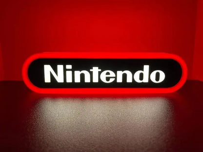 Nintendo v2 3d Printed Led Sign FYLZGO Signs