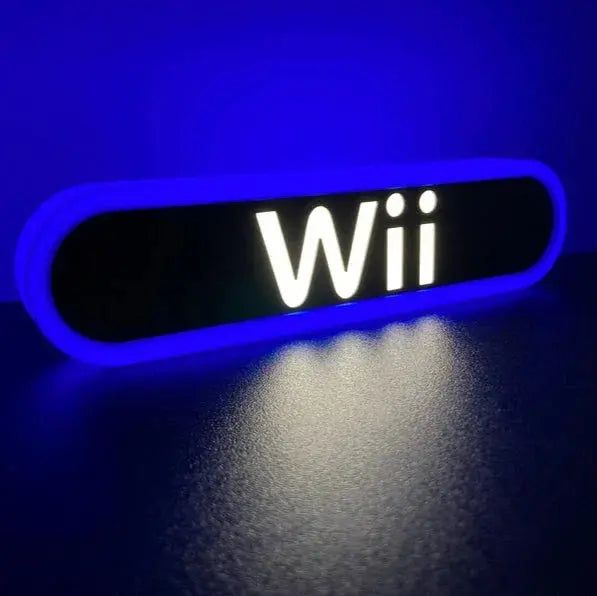 Nintendo Wii V2 3d Printed Led Sign FYLZGO Signs