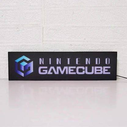 Nintendo Gamecube Classic Logo man cave lights, Perfect for gaming room decor, 3D Printed, not a Neon Sign. USB plug with Dimming Control FYLZGO Signs