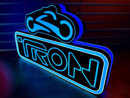 TRON inspired Pinball Topper- lit LED Sign | Wall Decor | pinball | Gift for Him | Mancave | Stern | Mod FYLZGO Signs