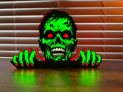 Zombie lit sign and Pinball topper for the Walking dead. Halloween lamp free shipping FYLZGO