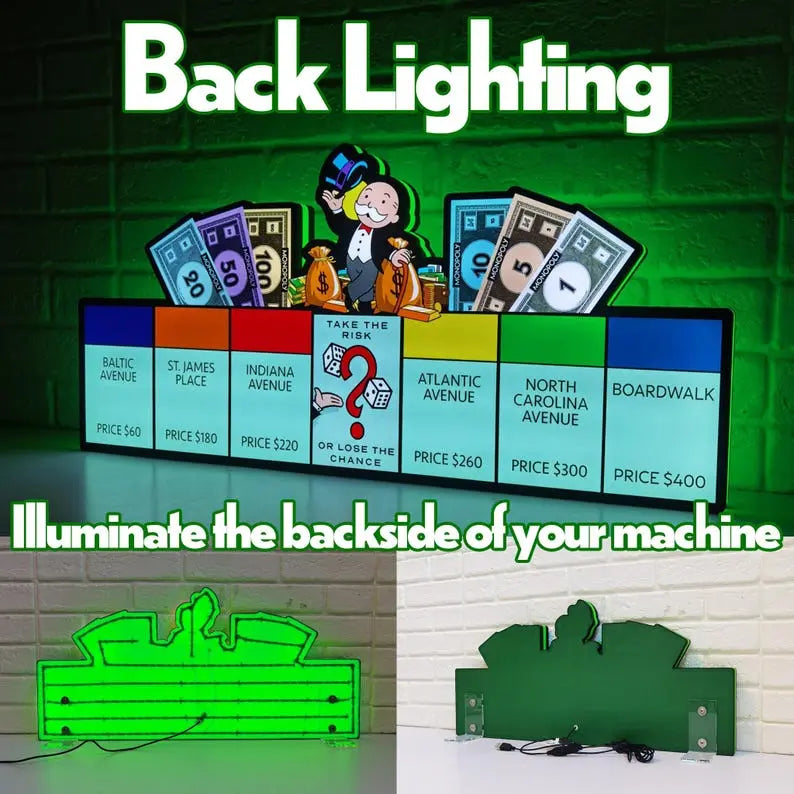 Donkey Kong Banana Bonanza – 3D LED Lightbox – Go Bananas with Retro Power FYLZGO Signs