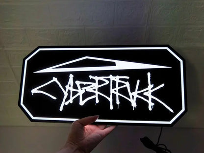 Tesla Cybertruck LED Sign – Dimmable USB Neon Wall Art FYLZGO