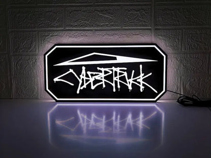 Tesla Cybertruck LED Sign – Dimmable USB Neon Wall Art FYLZGO