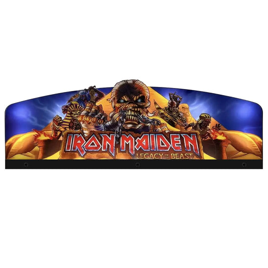 Iron Maiden Pinball Acrylic LED Topper, for Pinball Machine, Pinball Topper FYLZGO Signs