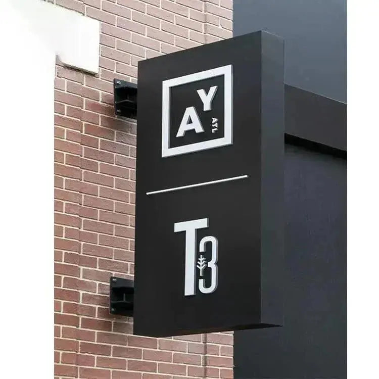 Custom Rectangle LED Advertising Light Box Outdoor Waterproof LED Light Box Signages led advertising lightbox FYLZGO Signs