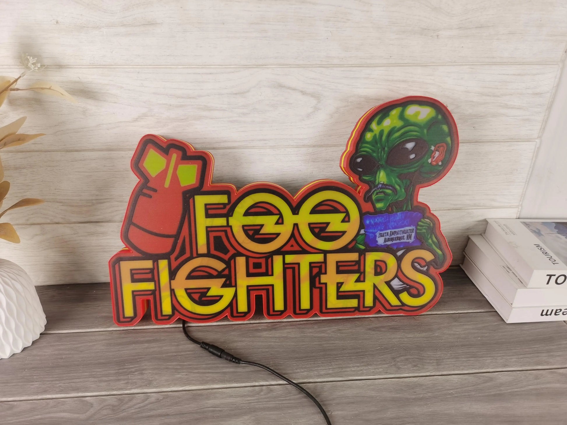 Custom Made Foo Fighters Pinball Topper LED Light Box, For Rock 'n' Roll  Fans, Pinball Arcade Decor, Gameroom Decor FYLZGO Signs