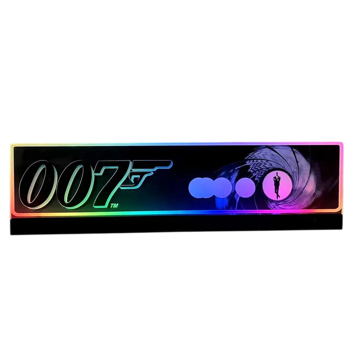007 James Bond Pinball Acrylic LED Topper, for Pinball Machine, Pinball Topper NEOUNIK Signs