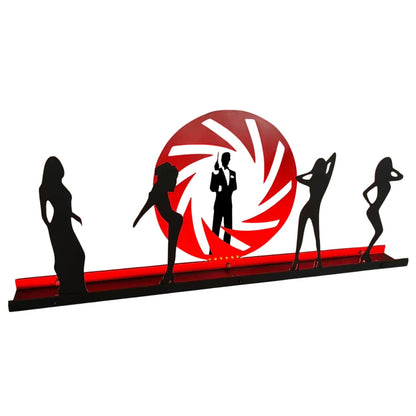 007 James Bond Pinball Pinball Silhouette Topper NEOUNIK Signs