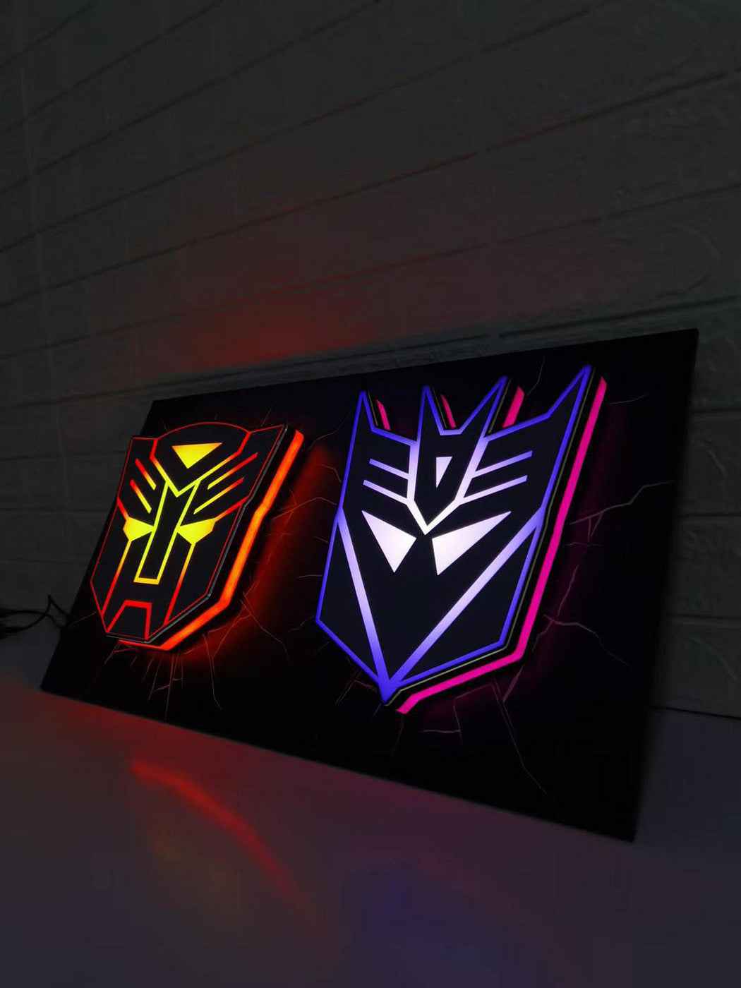 Transformers 3D LED Light Box, for Pinball Arcade Game fans,  Pinball Arcade Decor NEOUNIK
