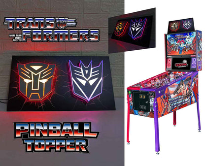 Transformers 3D LED Light Box, for Pinball Arcade Game fans,  Pinball Arcade Decor NEOUNIK