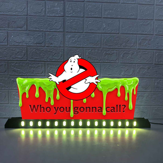 Ghostbusters Logo Pinball Topper 3D Acrylic RGB LED Topper, For Ghostbuster Pinball Machine, Pinball Topper