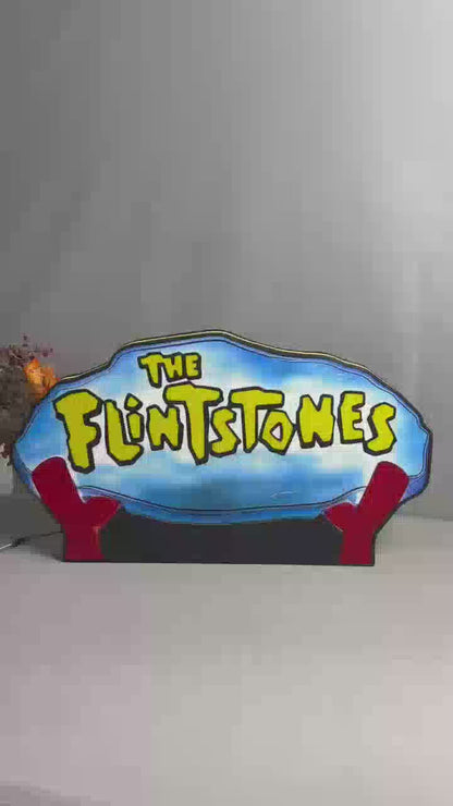 The Flintstones Pinball Topper 3D Printed Lightbox, Arcade Pinball Machine Accessory for Pinball Arcade Machine Fans, USB Dimmeable