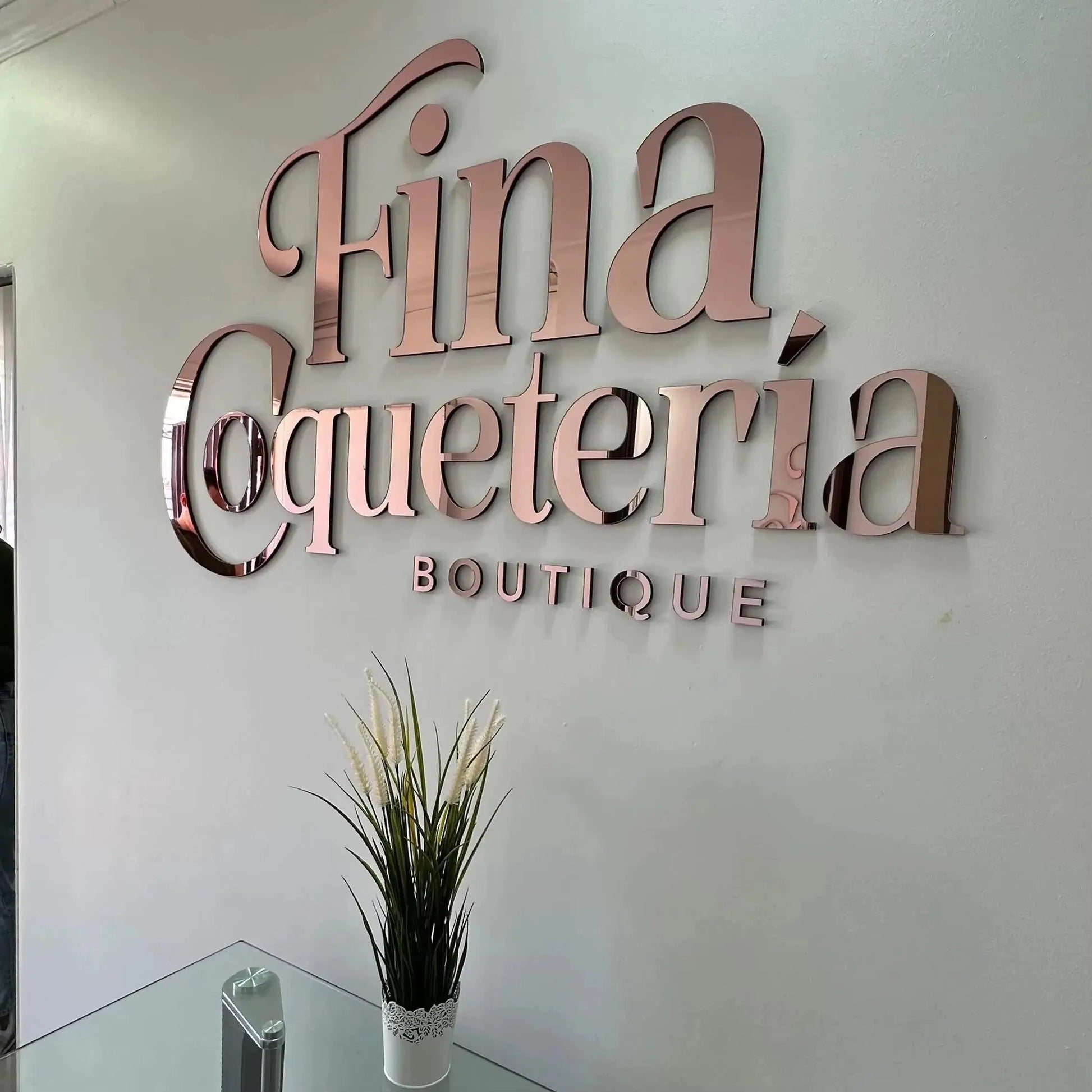 Custom LED Business Logo 3D Illuminated Letters LED Backlit Sign Business Signage Metal 3d Business Sign FYLZGO Signs