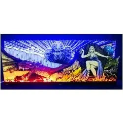 Game of Thrones Topper 3D Acrylic LED RGB Topper, For Stern Pinball Mahine, Pinball Topper FYLZGO Signs