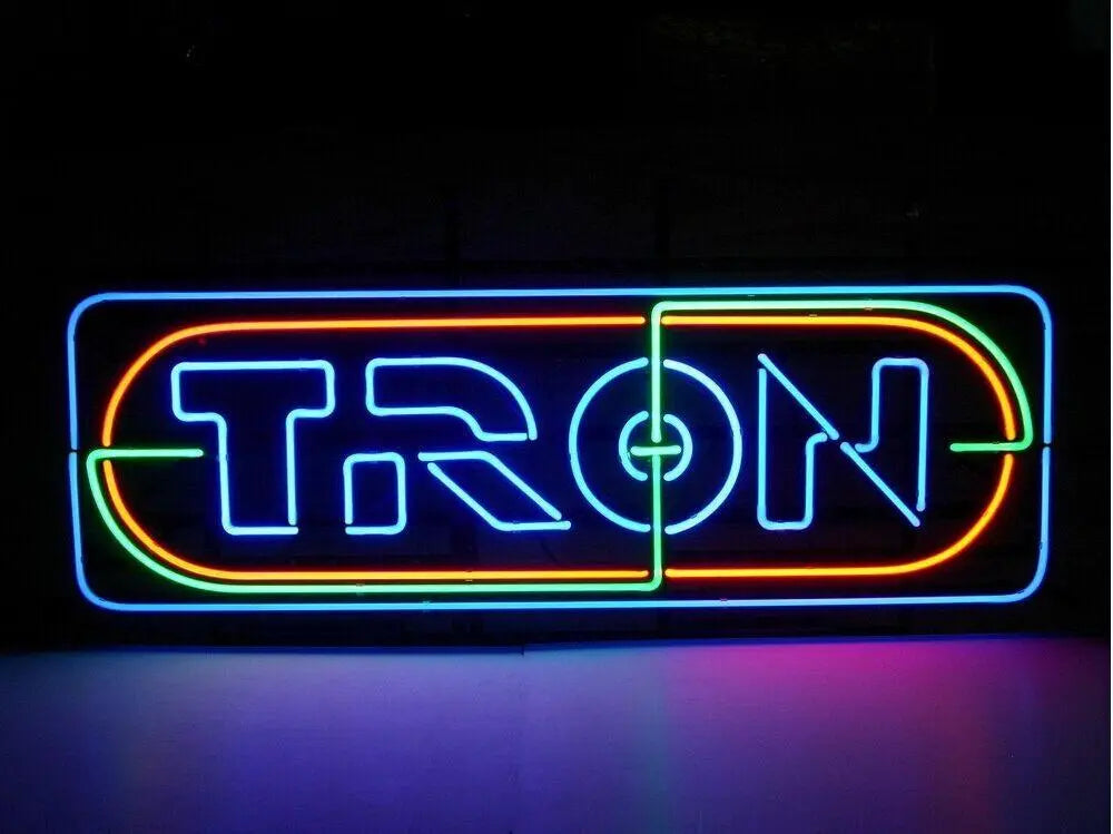 Tron Recognizer 20"x8" Neon Sign Bar Lamp Light Party Gift Pub Man Cave FYLZGO Signs