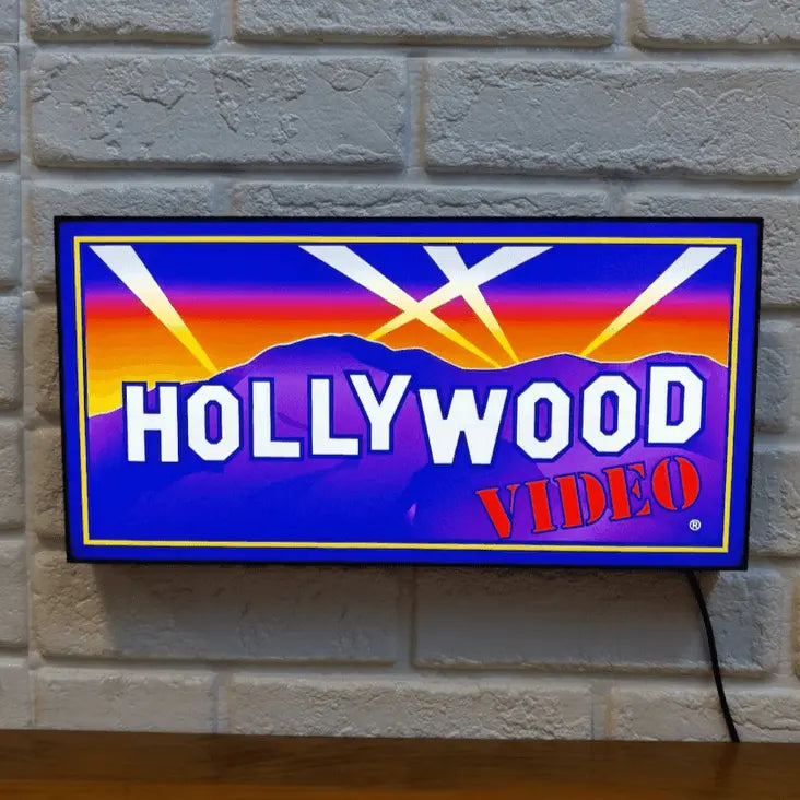 Vintage Hollywood Video LED Lamp, Add Some Retro Charm to Your Room - FYLZGO Signs