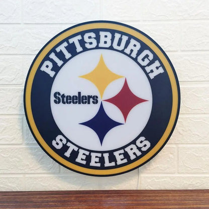 Pittsburgh Steelers LED Lamp Perfect for Any Fan Cave or Game Room - FYLZGO Signs