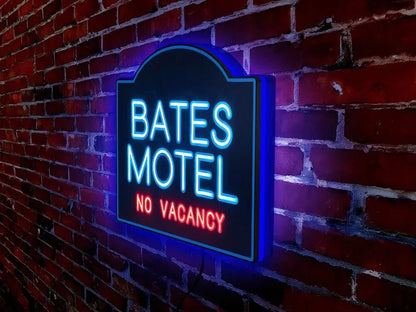 Bates Motel 3D Printed LED Lightbox Illuminate Your Space with Iconic Charm FYLZGO Signs